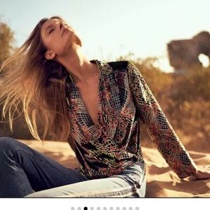 Anthropologie Wrap Blazer Top